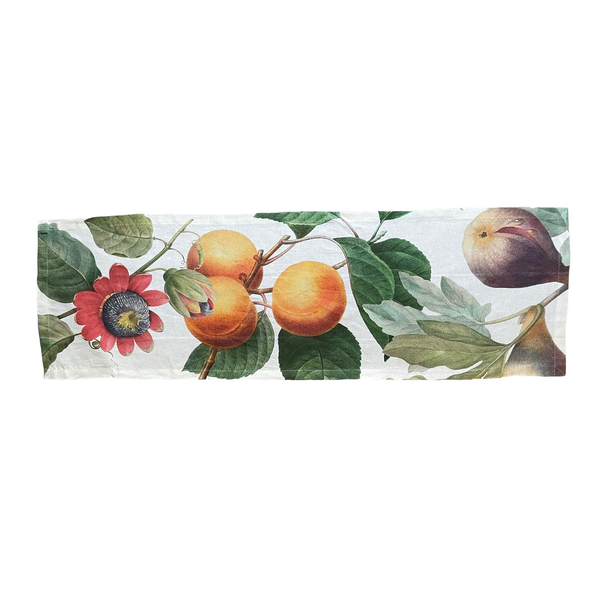 Linen Table Runner- Fruit Love Pattern