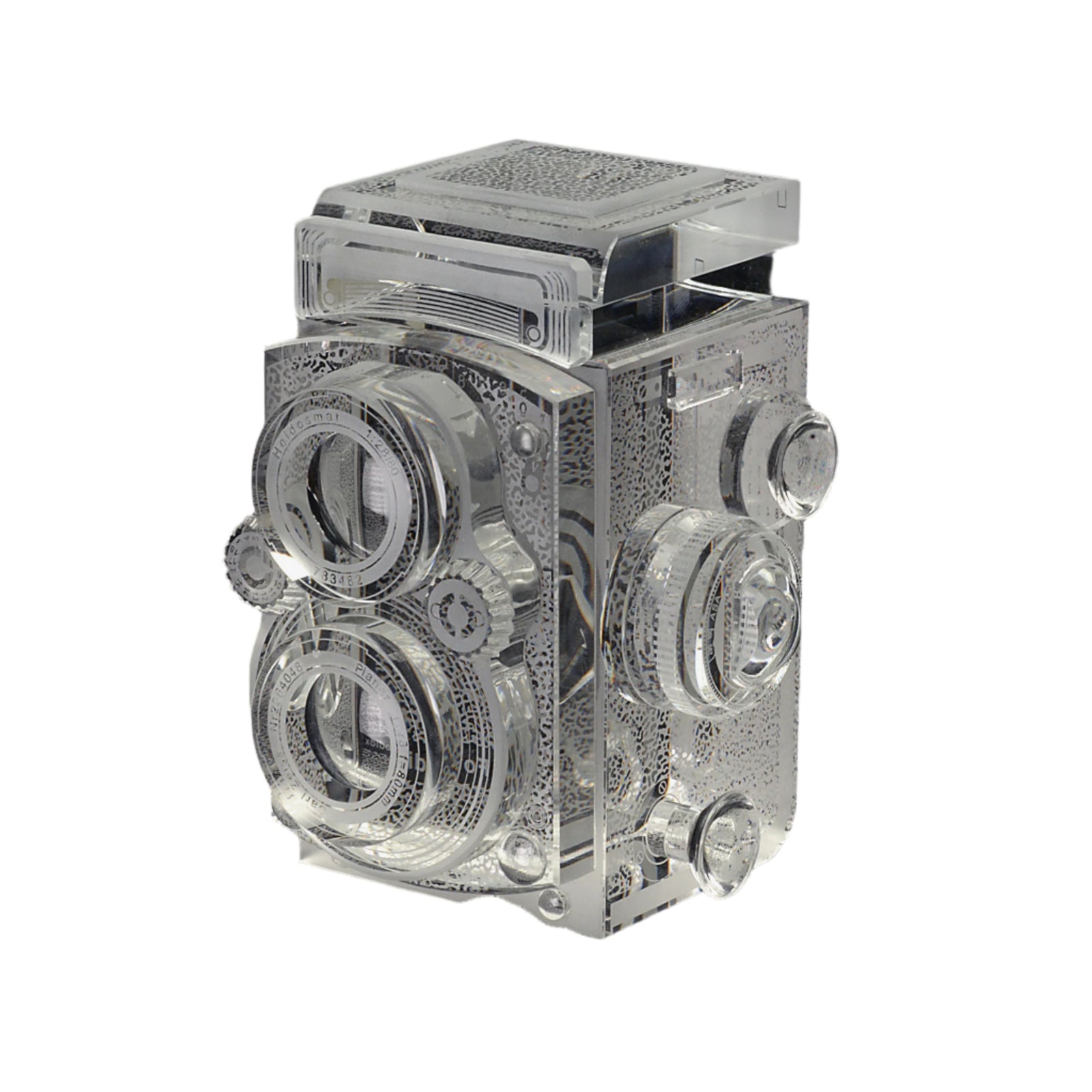 Crystal Glass Replica of the Rolleiflex 2.8 Camera | Getty Store