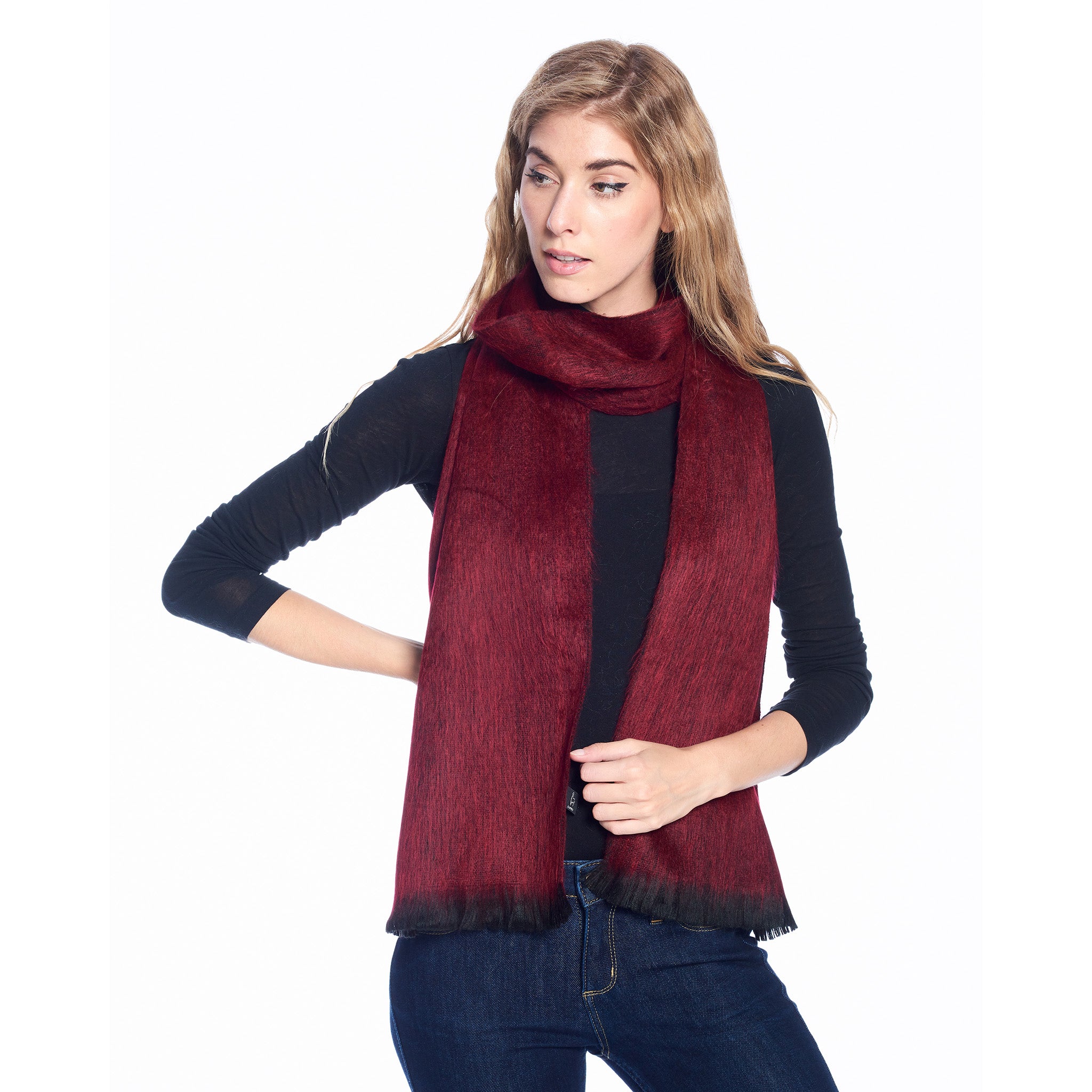 Hand Knitted Cashmere Scarf from Nepal in Whole Sale Price