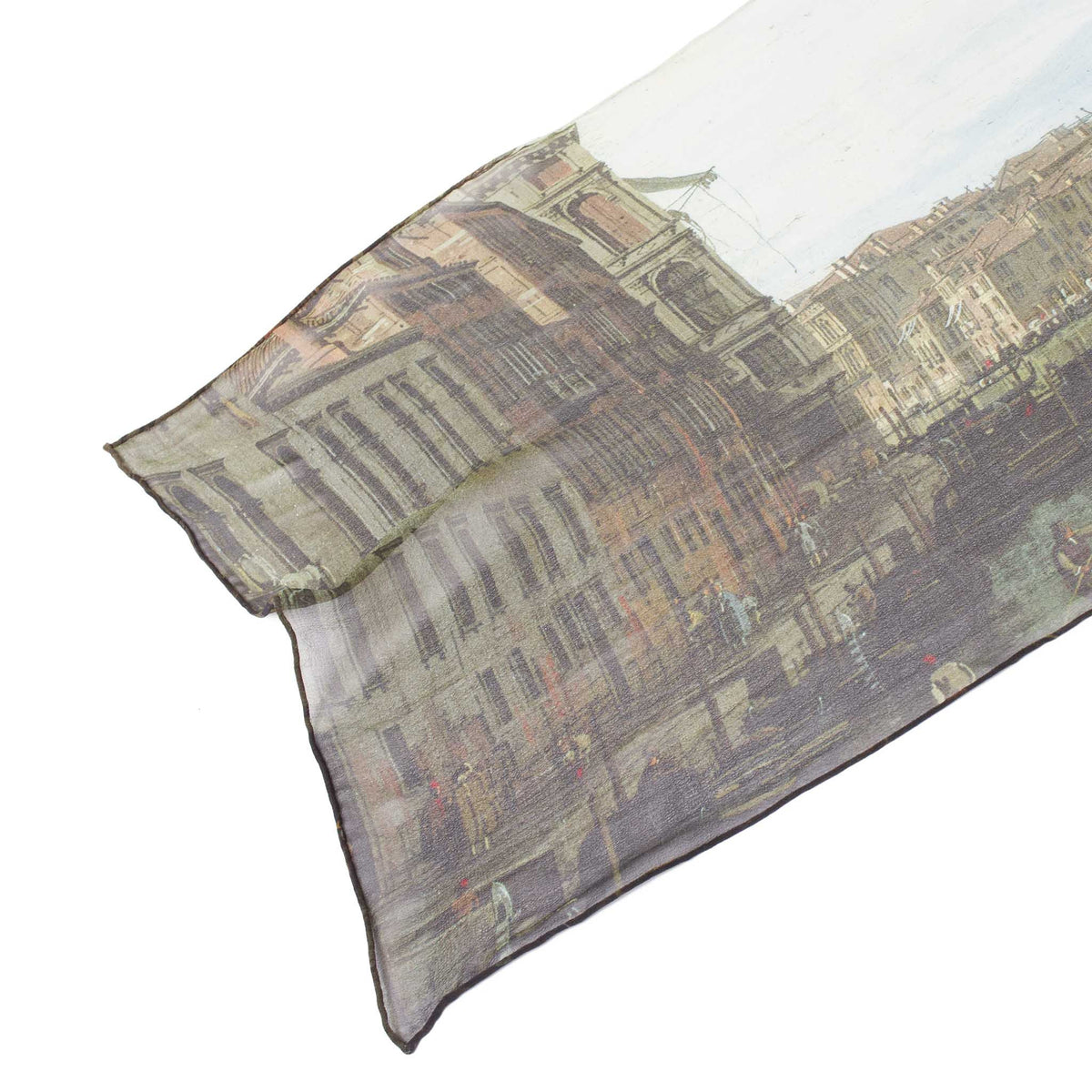 Canaletto-The Grand Canal in Venice-Silk Scarf detail of sheerness | Getty Store
