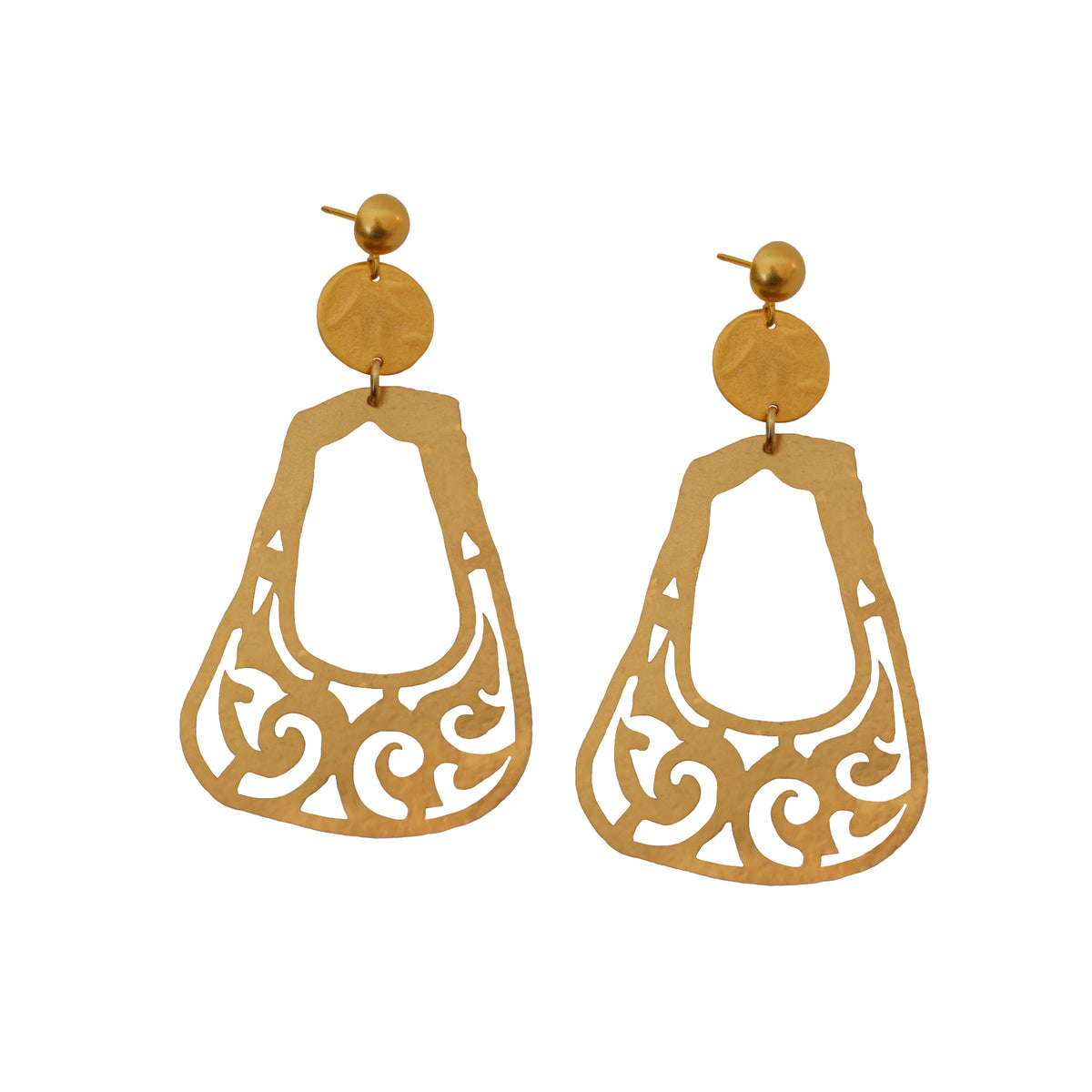 Bactrian Ornament Statement Earrings