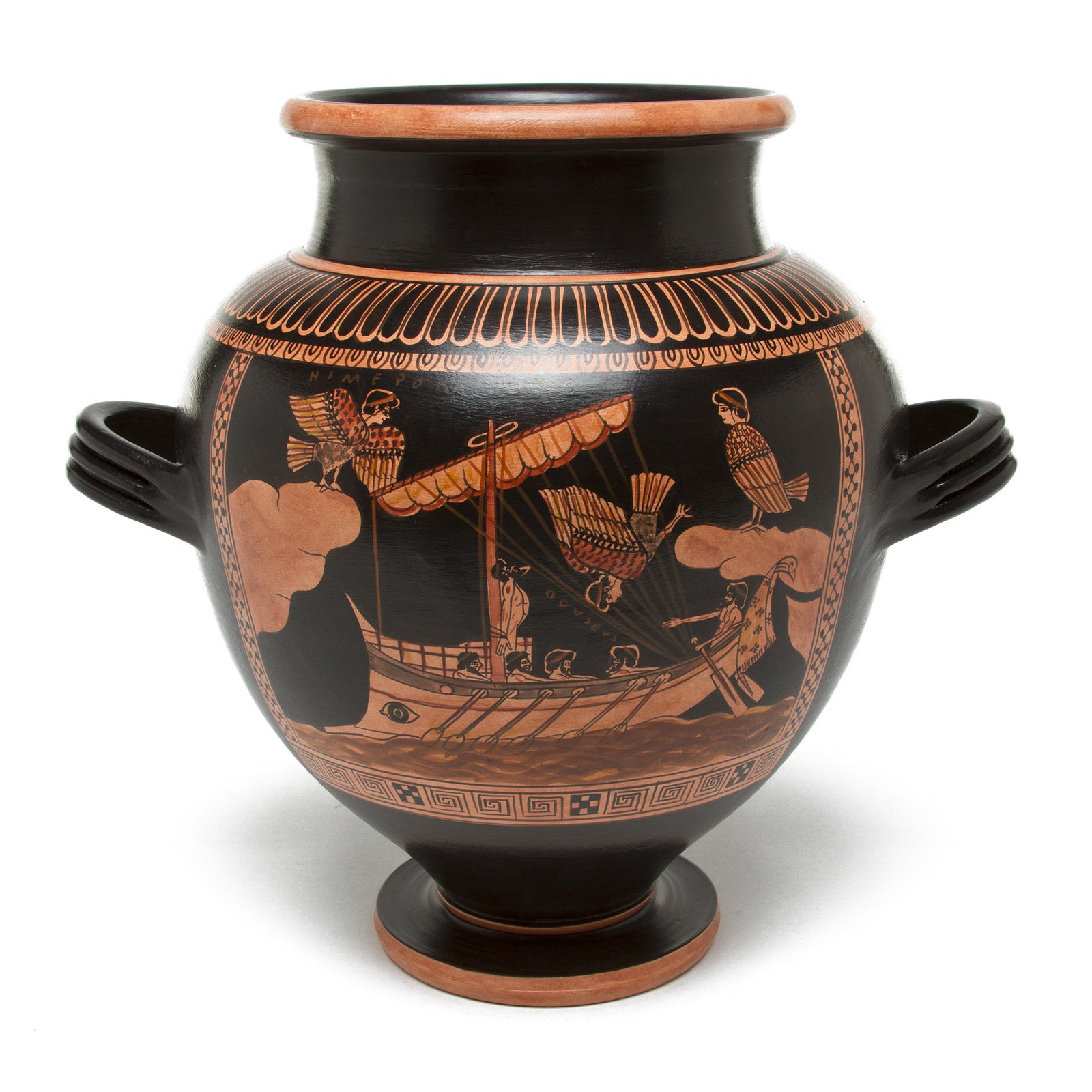 Greek Stamnos Vase- Odysseus & Sirens-Large | Getty Store
