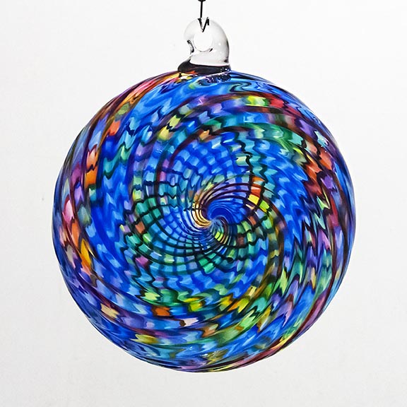 Ornament Disc Helix Spiral Rainbow