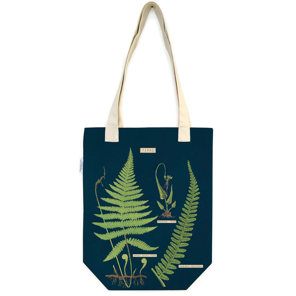 Fern Organic Cotton Tote Bag Reusable Bag Eco Friendly Bag 