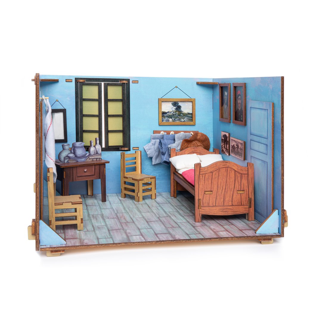 Van Gogh Bedroom In Arles - Miniature Wooden Room