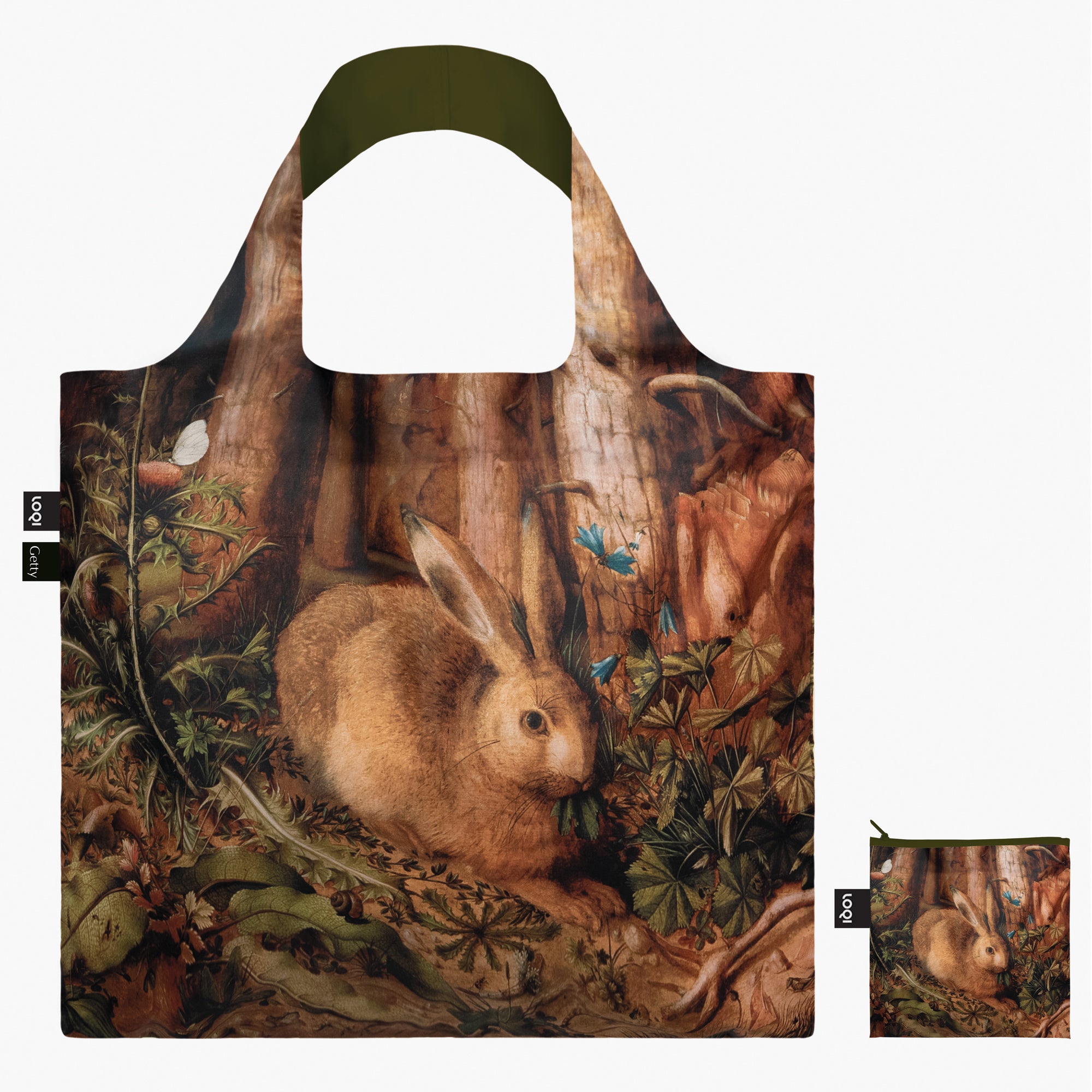 Hare We Go Watercolour Tote Bags