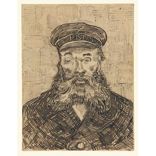 Van Gogh Portrait of Joseph Roulin Silk Neckerchief Scarf