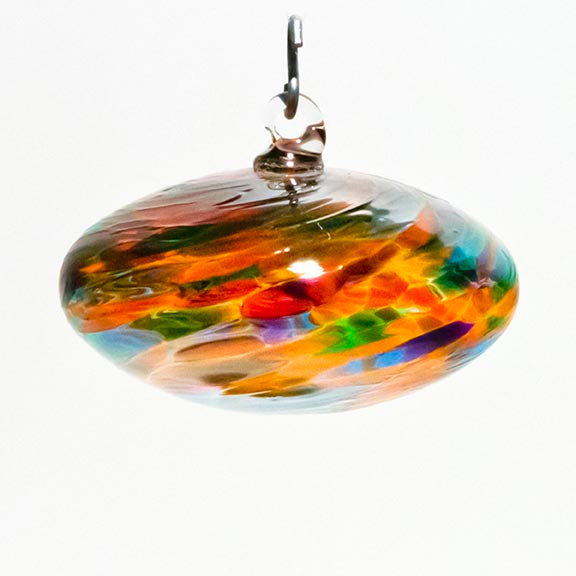 Ornament Glass Saucer Multi