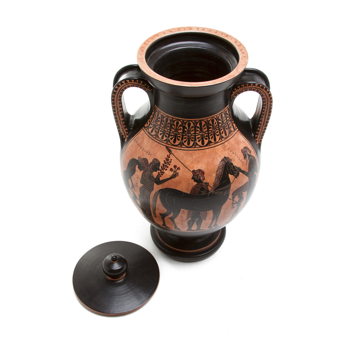 Greek Vase- Belly Amphora with Lid | Getty Store