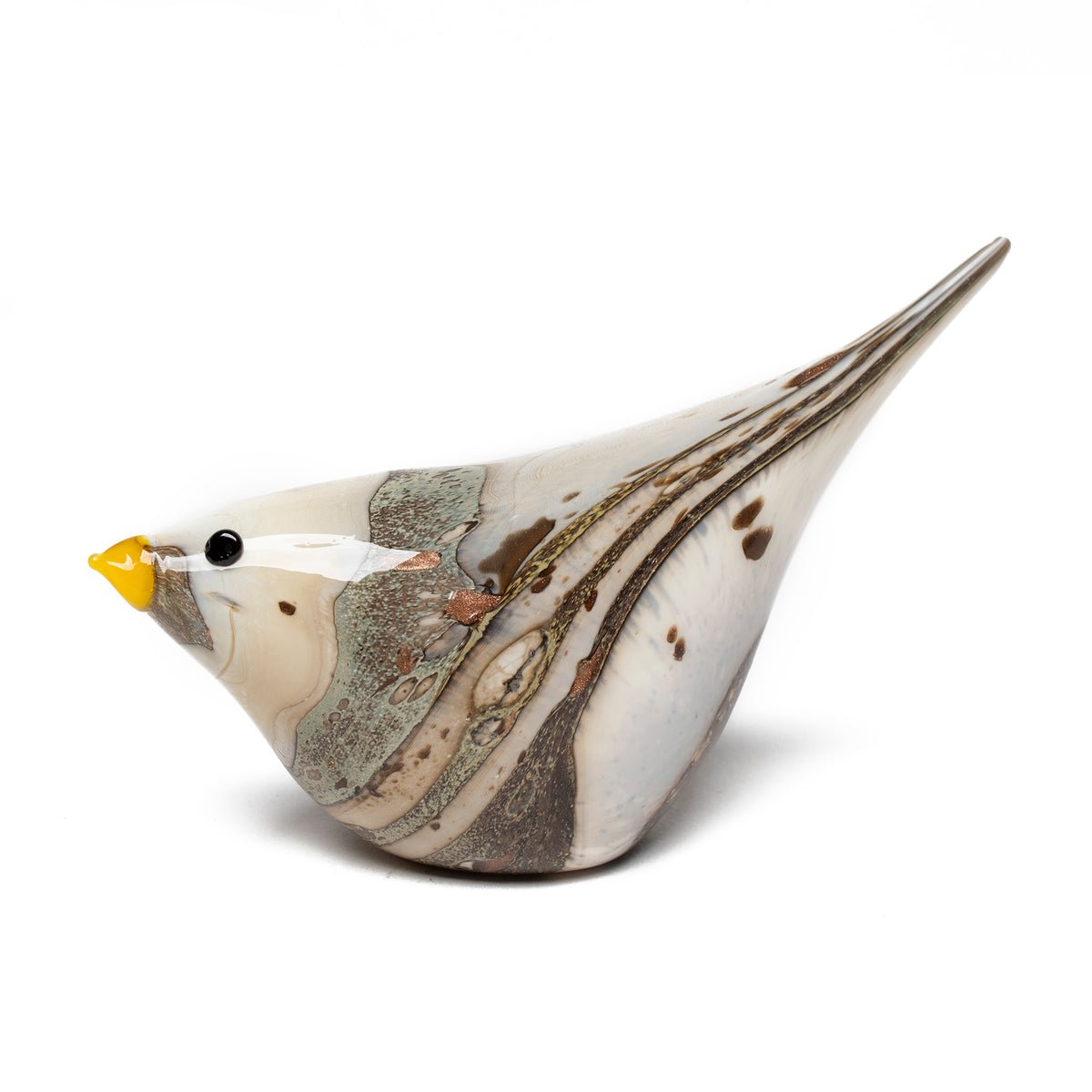 Murano Glass Bird - White