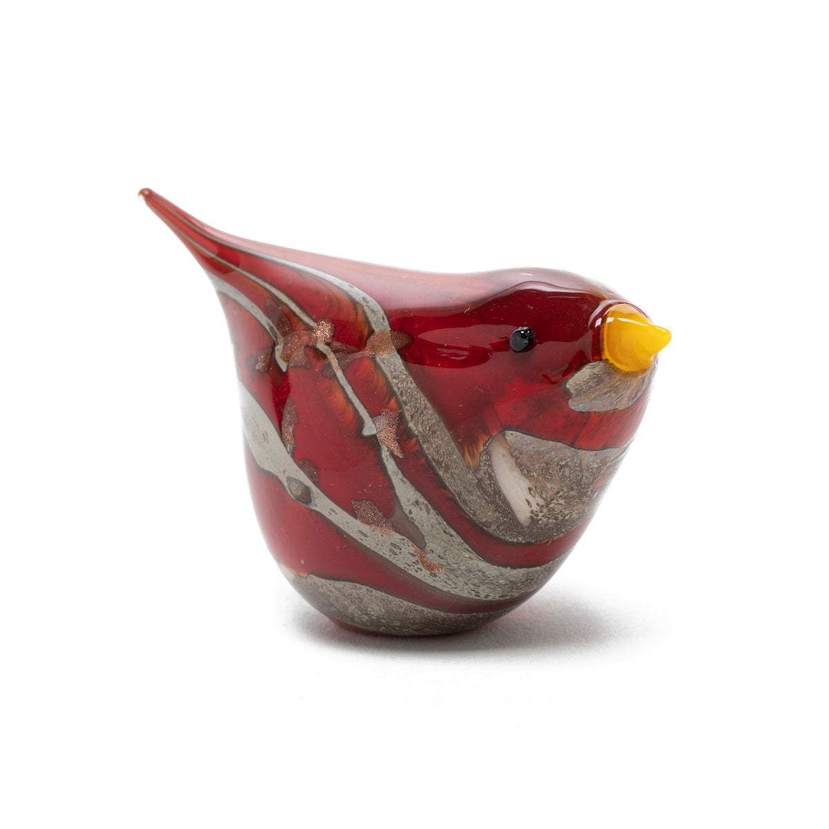 Murano Glass Bird - Red