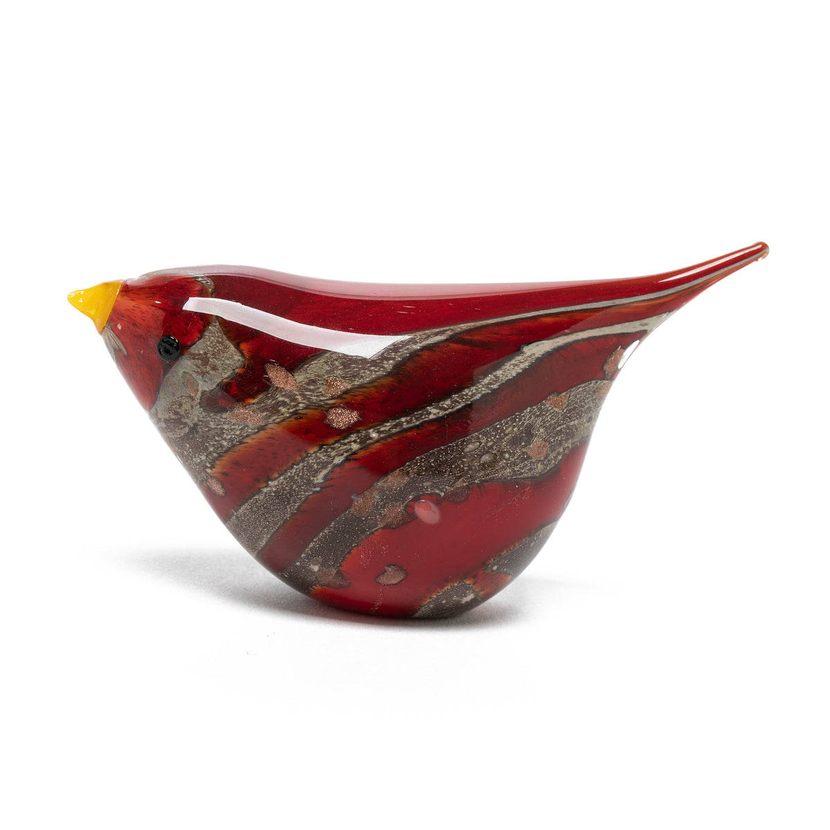 Murano Glass Bird - Red