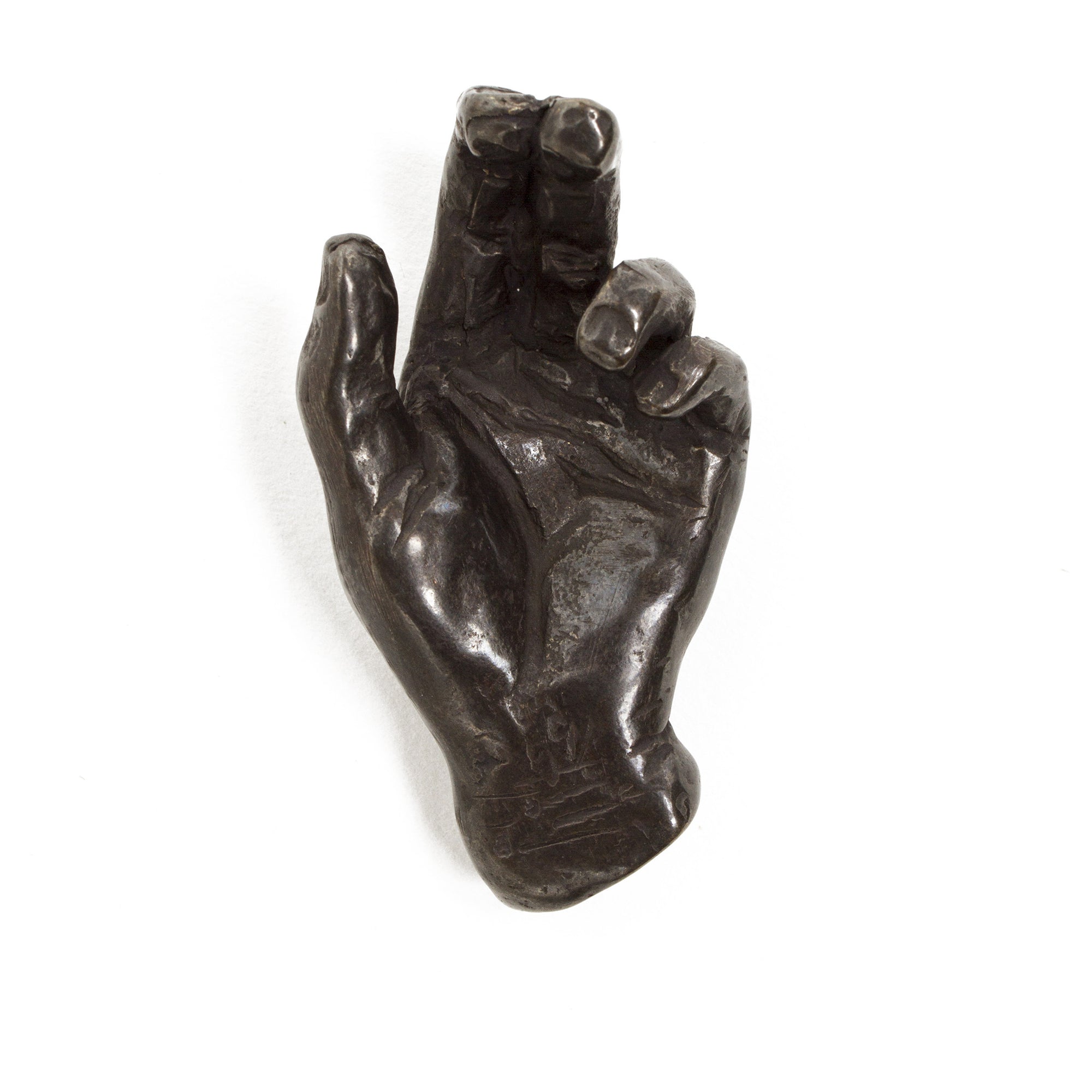 Miniature Cast Bronze Hand in Blessing Gesture | Getty Store
