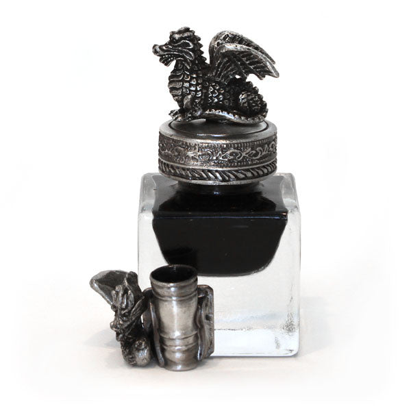 Pewter Dragon Ink Well | Getty Store