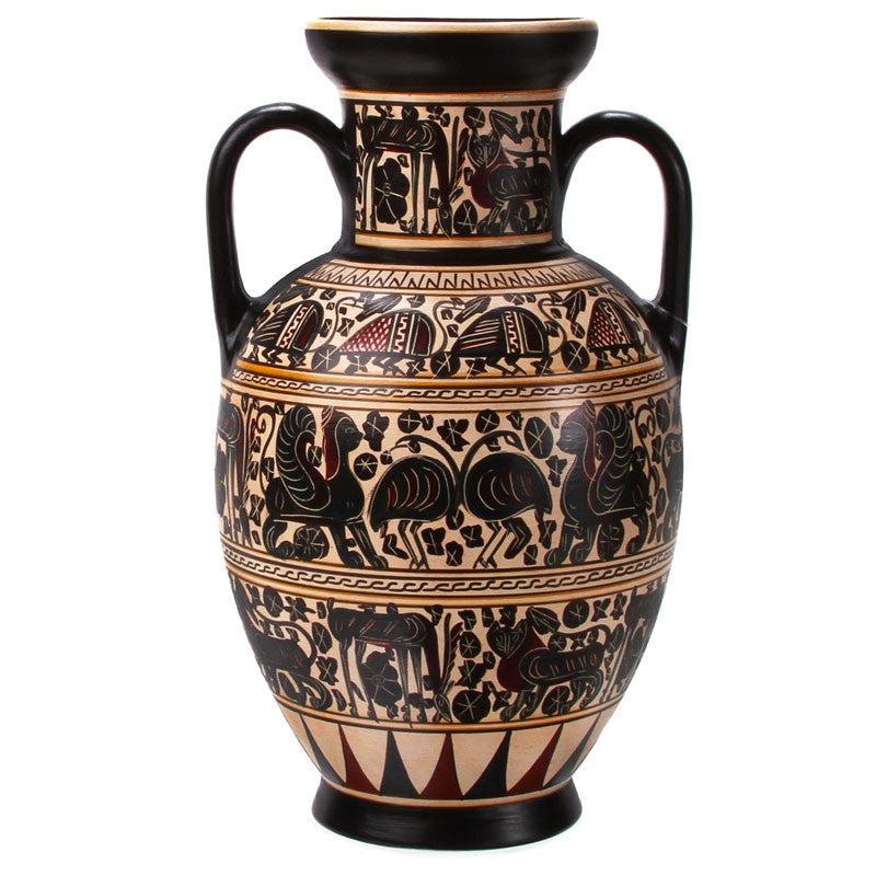Greek Vase- Amphora- Replica (8 1/2&quot; H) | Getty Store