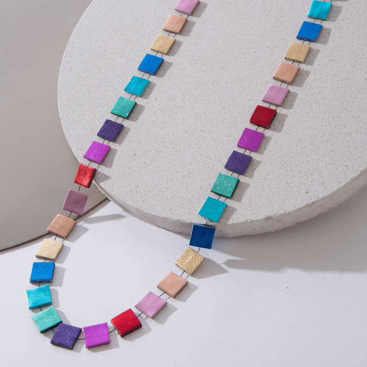 Color Spectrum Long Necklace