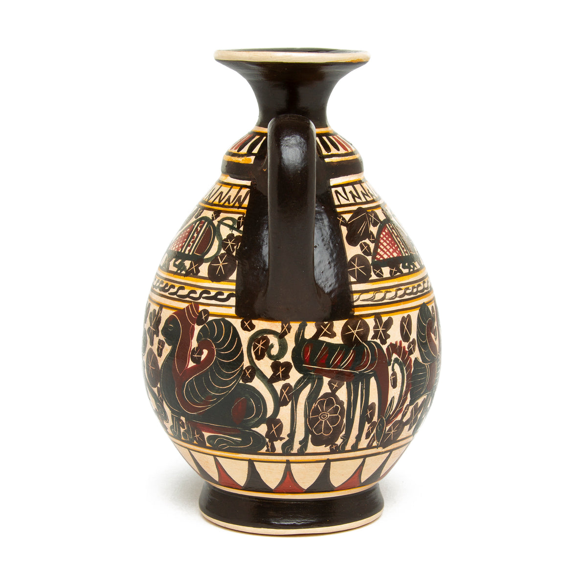 Mini Greek Amphora Vase- Corinthian- Side view | Getty Store
