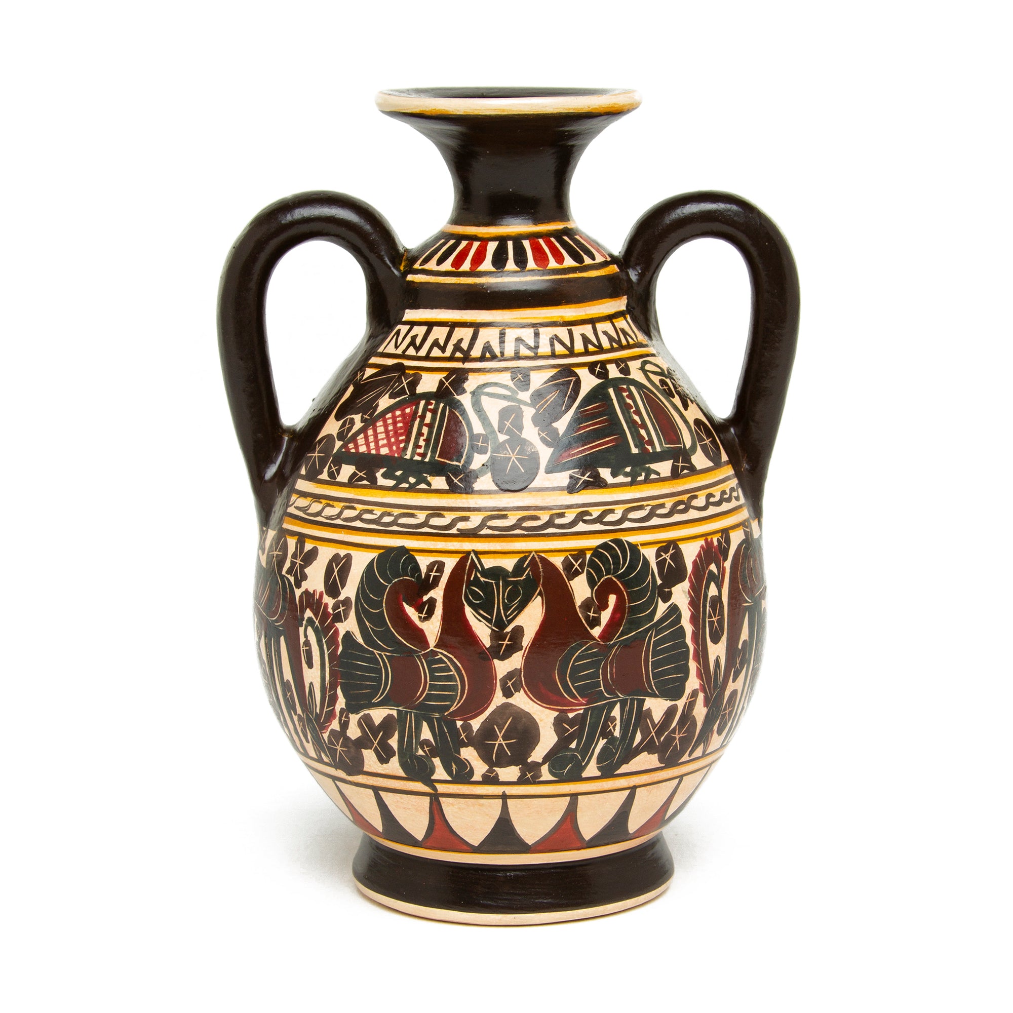 Mini Greek Amphora Vase- Corinthian | Getty Store