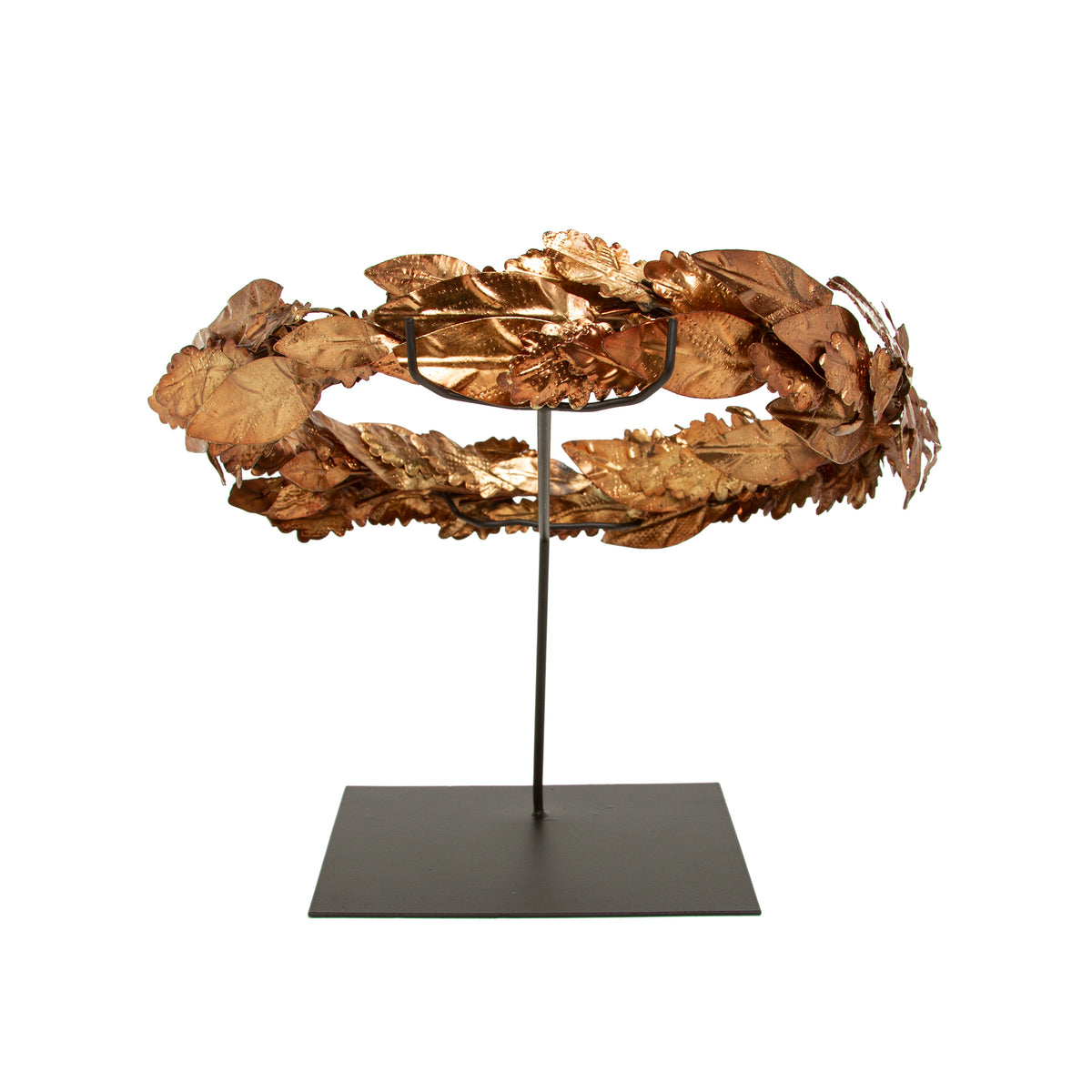 Decorative Golden Caesar Crown with stand  | Getty Store