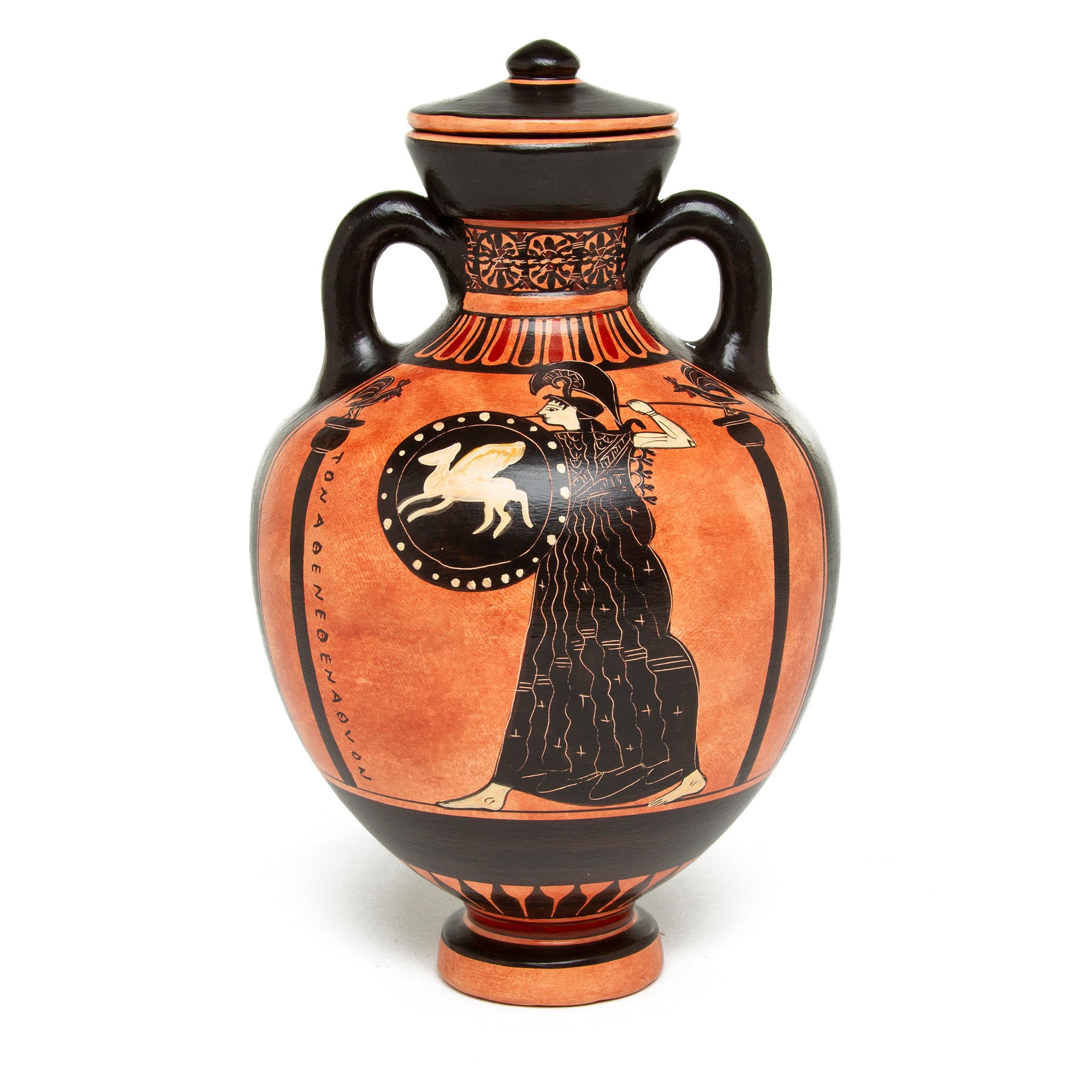 Greek Amphora Vase-Panathenaic- Athena with Pegasus Shield | Getty Store
