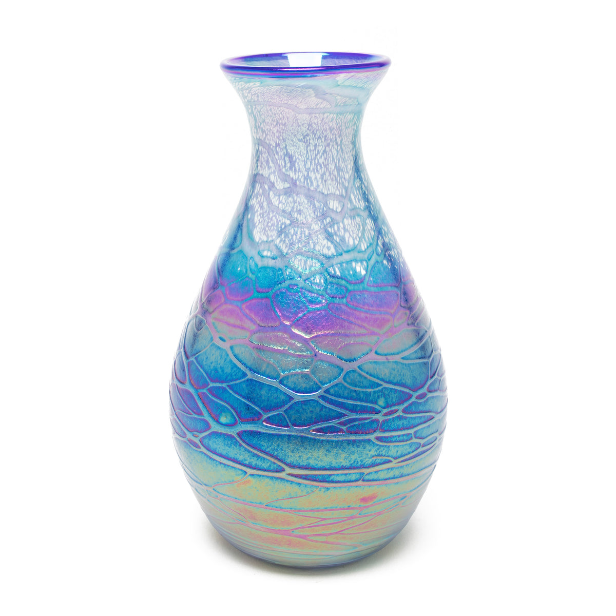 Mother Luster Vase - Blue